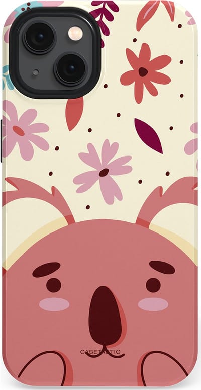 Casetastic Hoesje Geschikt voor Apple iPhone 13 Magsafe - Stijlvolle Beschermende Duo-layer Case - Koala knuffel