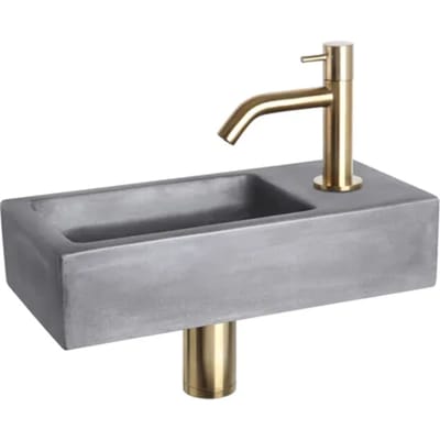Differnz Fonteinset Mix&match Ravo Beton Gebogen Mat Goud