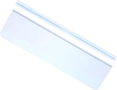 Toilet spatbescherming - Urine deflector - Badkamer netheid - Effectieve naadafdichting - 25.5x10cm - Wit