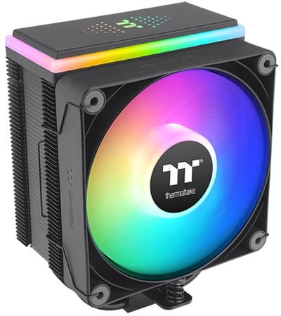 Thermaltake ASTRIA 400 ARGB - Processor Koeler - CPU Luchtkoeler - 120mm - PWM 500-1800 RPM - Zwart