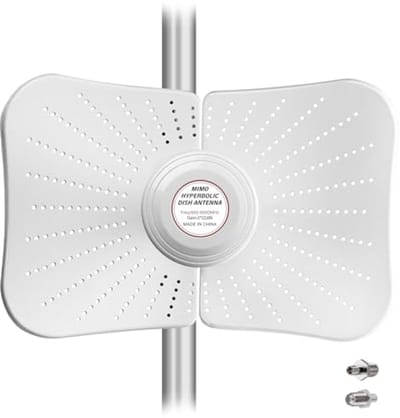 Outdoor 5G Antenne - Dual Polarisatie, Directionele Antenne met Tot 22 dBi Versterking en Compatibiliteit voor Routers en MIMO SMA