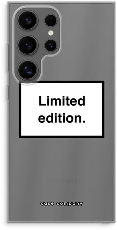 Case Company® - Hoesje geschikt voor Samsung Galaxy S24 Ultra hoesje - Limited edition - Soft Cover Telefoonhoesje - Bescherming aan alle Kanten en Schermrand