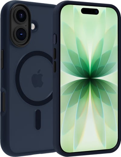 Hoesje Geschikt voor Apple iPhone 17 - Magsafe Compatible - Sterk & Shockproof - Back Cover - Shock Proof Case - Telefoon Hoes Shockproof - Donkerblauw