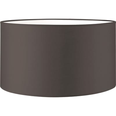Home Sweet Home Lampenkap Bling cilinder - van stof - chocolade - Moderne stoffen Lampenkap - 40/40/22cm - E27 lamphouder - voor vloerlamp,