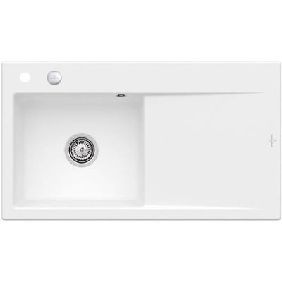 Villeroy & Boch Subway Style 50 sink basin left incl. drain set with excenter operation 335202RWHL1