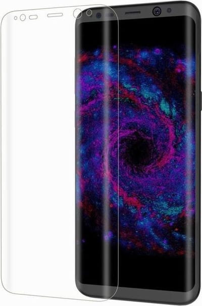 DrPhone Note 9 Glas 4D Volledige Glazen Dekking Full coverage Curved Edge Frame Tempered glass Transparant - Official