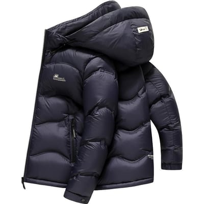 Winter Verdikte Korte Donsjas Heren Koudebestendig Casual Donsjack met Capuchon 4XL