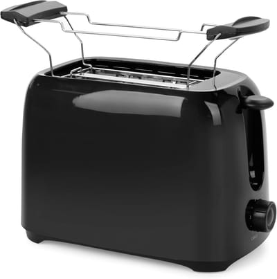 Florixa® Tosti apparaat broodrooster - Tosti apparaat - Tosti broodrooster - Zwart - 14cm x 25cm x 16cm