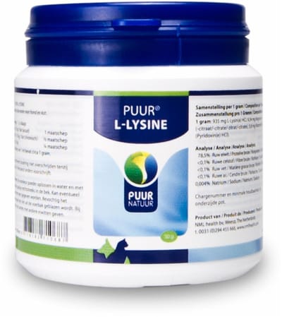 Puur l-lysine compleet voor hond en kat - 1 st à 50 gr
