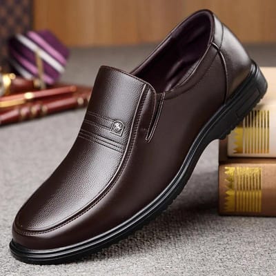 Echt leren handgemaakte schoenen heren loafers instappers zakelijke casual schoenen klassieke zachte leren heren ademende heren schoenen plat 37 black
