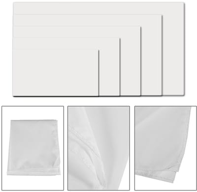Dailygoody - 4K HD Projectiescherm - Draagbaar - Eenvoudig te installeren - 120 inch - Polyester stof - Geschikt voor binnen en buiten - Opvouwba