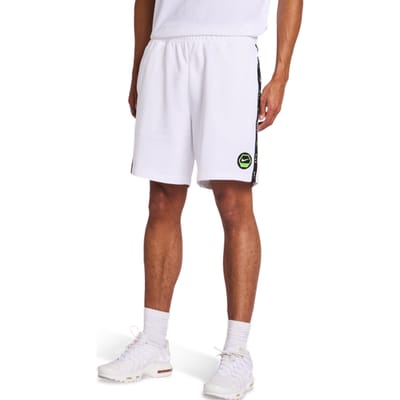 Nike City Side Korte Broeken Heren - Wit - Maat S - Katoen Fleece