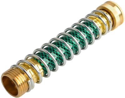 Dailygoods- Tuinslang - Massief Messing Connector - Tuinslanghouder - Tuinslang 3,2/6 inch - Spiraalslangbeschermer - Eenvoudige installatie - Slang