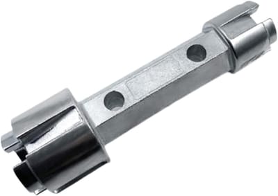 Complete Afvoer Set met Ratchet Sleutel voor Badkuipen en Douchebuizen - 5 cm, Duurzaam en Lichtgewicht Aluminium, Ideaal voor Doe-Het-Zelf Klussen