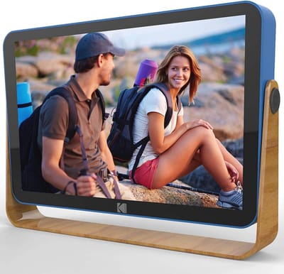 Digitale fotolijst met wifi - 10 inch HD touchscreen, 4000 mAh batterij, 16 GB geheugen, deel herinneringen eenvoudig