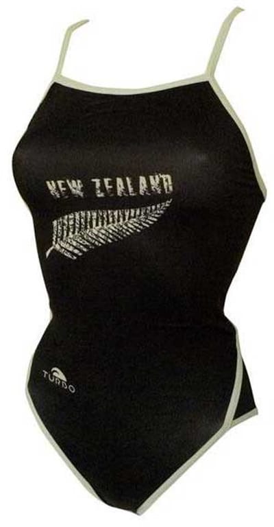 Turbo New Zealand Zwemkleding Zwart 4XL Vrouw