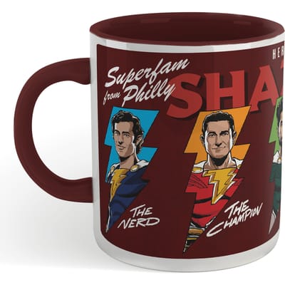Shazam! Fury of the Gods Shazamily Mug - Burgundy