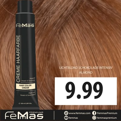 Femmas (9.99) - Haarverf - Lichtblond Chocolade Intens - 100ml
