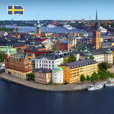 InternationalSIM Data Simkaart Zweden - 50 GB - 30 dagen