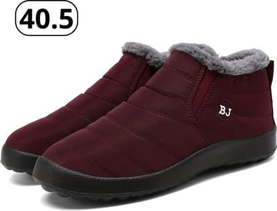 Livano Antislip Sneeuwboots - Snowboots - Wintersport Sneeuwschoenen - Ski Gadgets Voor Heren - Maat 40.5 - Bordeaux Rood