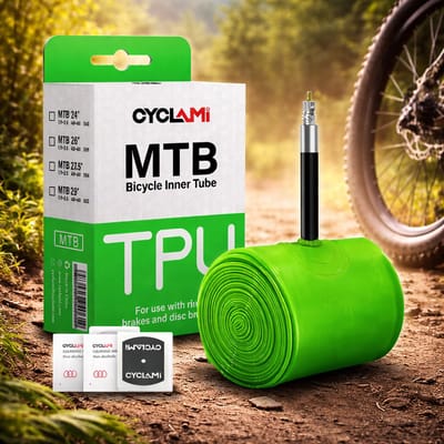 Cyclami TPU Binnenband MTB 29 Inch (1.9–2.5 / 48-60 mm) – Ultralicht 63g – 45mm Ventiel – Lekbestendig – MTB