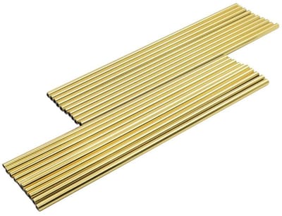 Dailygoods- Ventilatiegleuf Decoratieve Strip - 20 Stuks - Auto-Accessoires - PVC - Interieur - Diverse Kleuren - Afmetingen 200mm x 8mm x 4mm - Decoratiestickers