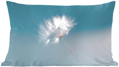 Sierkussens - Kussentjes Woonkamer - 60x40 cm - Paardenbloempluisje - Blauw - Lucht