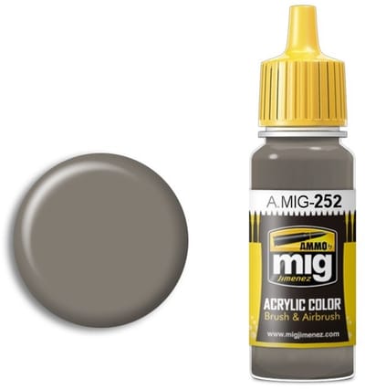 AMMO by Mig Jimenez Hobbyverf Acrylverf - MIG 0252 Grey Brown -1 - Acryl Verf flesje - 17 ml