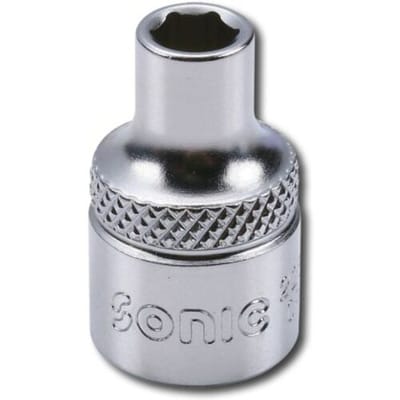 Dopslagsleutel 3/8" 13mm, 28mm lang, 6-kant