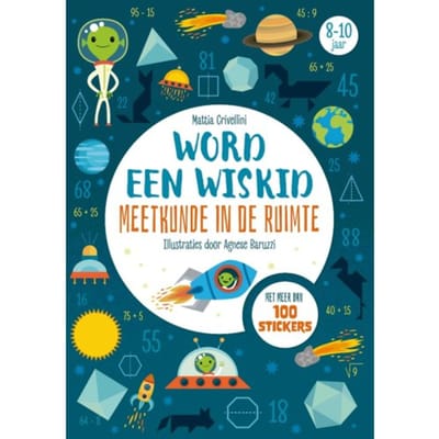 Word een Wiskid: Meetkunde in de ruimte 8-10j Educatieve boeken (spelletjes en raadsels)