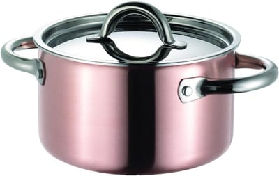 Kookpot - Soepketel - Lange maaltijden - Energiebesparende basis - 24 cm 6 Liter - Roestvrij staal