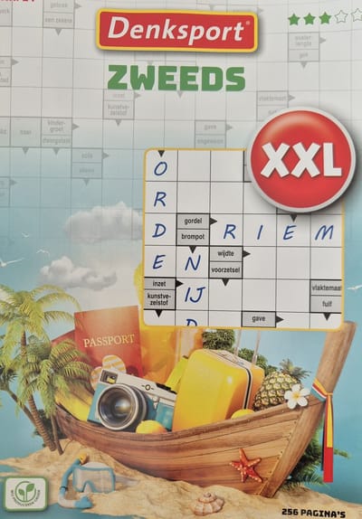 Denksport XXL Zweeds 256 Pagina's puzzelplezier