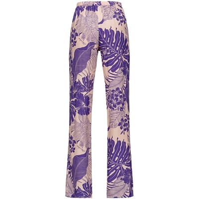 PINKO Pacato Trousers Nude/purple Size: 40 | Wide-Leg & Flared Pants Outlet | Dames | Paars