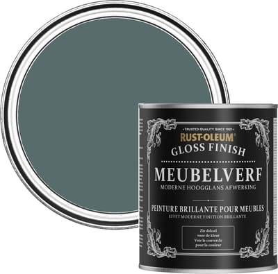 Rust-Oleum Groen Meubelverf Hoogglans - Diepe Zee 750ml
