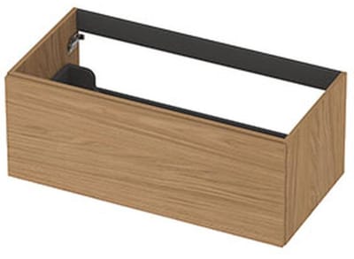 INK - Onderkast 1L Decor Softclose Tbv Greep - 900x450x350 Mm - Blank Eiken