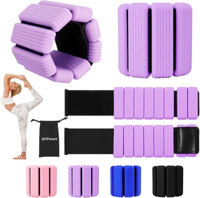 Verstelbare Gewichten voor Enkel en Pols voor Fitness en Training - Set van 2 (Totaal 1 kg)