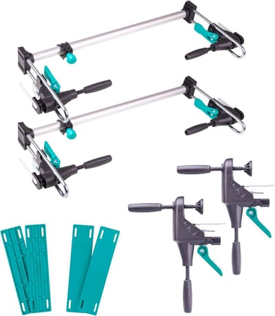 Deurkozijn Montageset - Deur Installatie - Eenvoudig Deuren Plaatsen - Universeel 60-100cm - 8 Delig - Zilver