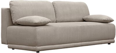 sweeek - 3-zits slaapbank van corduroy met opbergruimte 192 x 100 x 81cm - nelson