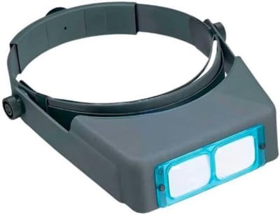 Verstelbare Vergrootbril - Hoofdband Vergrootglas - Precisiewerk Uitvoeren - Handsfree 3D Zicht - 2.5x Vergroting - Transparant