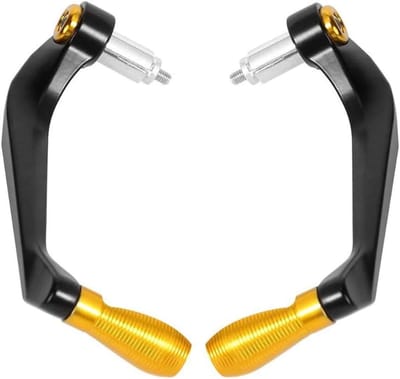 Rem Koppelingshendel Manchetten - Handbescherming Motor - Motorfiets Rijden - Universele Pasvorm - 22 mm Stuur - Goud