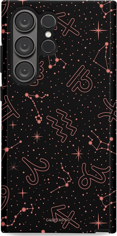 Casetastic Hoesje Geschikt voor Samsung S23 Ultra - Stijlvolle Beschermende Duo-layer Case - Astropuls