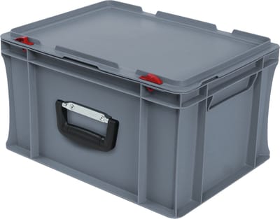 Alpac Kunststof Opbergkoffer - Hobbykoffer - Viskoffer - 400 x 300 x 233 mm - 20L - Grijs