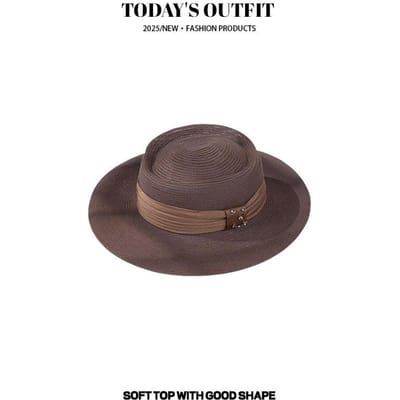 Veelzijdige Visserhoed met Groot Hoofd Reizen Zonnehoed met Brede Rand Bucket Hat Strohoed Zomer Zonnebeschermingshoed Dames Mode