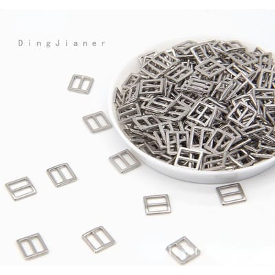 50 Pièces 33,5456 mm Mini Boutons Boutons Métalliques Ultra-Petits Boucle de Ceinture Sacs de Poupée Chaussures Bouton de Poupée DIY Accessoires de Vêtements de Poupée Inner size 6mm