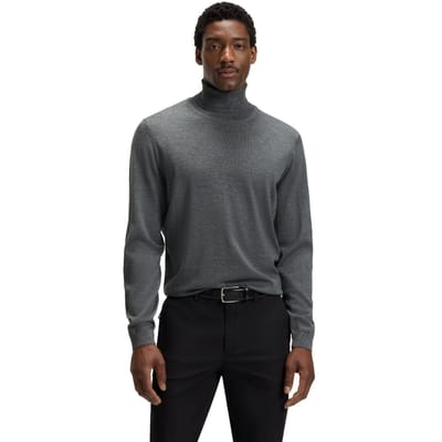 Boss Heren Musso-P Trui (Medium Grijs)
