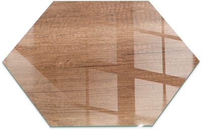 Tulup Kachel Vloerplaat - Natuurlijk houtpatroon Plaat Onder Houtkachel - 40 cm x 36,6 cm - Bruin Plaat Voor Onder Houtkachel - Rechthoek Kachel Vloerplaat - Vloerplaat Openhaard - Vloerplaat Voor Kachel - Vloerplaat Voor Houtkachel