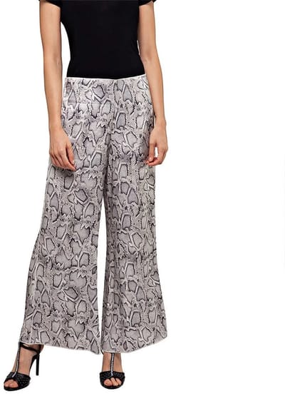Replay Plazzo With Python Print Broek Bruin M Vrouw