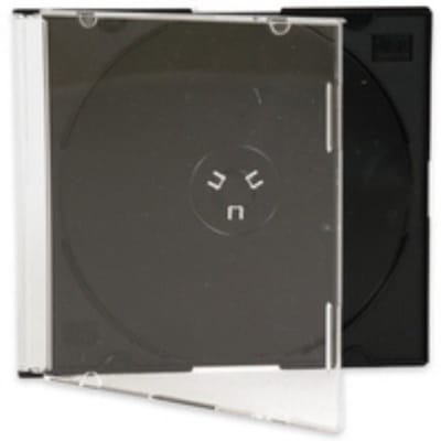 Dailygoody - Slim CD Jewel Cases - Ruimtebesparend - Veilig en Duurzaam - Pack van 50 Stuks - Voor CD's en Dvd's - Perfecte Opbergoplossing - Zwart