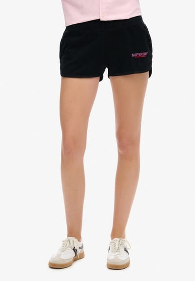 Superdry - Sportswear racershort met logo - Dames - Korte broeken