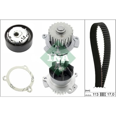 Schaeffler Ina Waterpomp + distributieriem set INA 530 0663 30